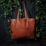 Load image into Gallery viewer, Light brown Dunham tote bag
