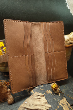 Dark brown Mance large wallet