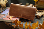 Load image into Gallery viewer, Dark brown Mance large wallet
