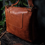 Load image into Gallery viewer, Light brown Champlain satchel
