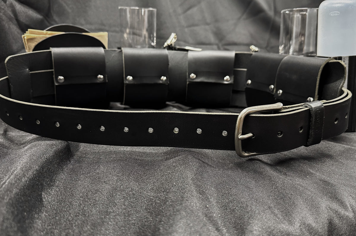 Caviar Service Belt – Handmade Leather Hospitality Belt
