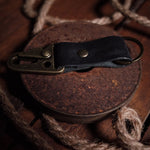 Load image into Gallery viewer, Black carabiner keychain
