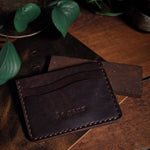 Load image into Gallery viewer, Dark brown Beaubien wallet
