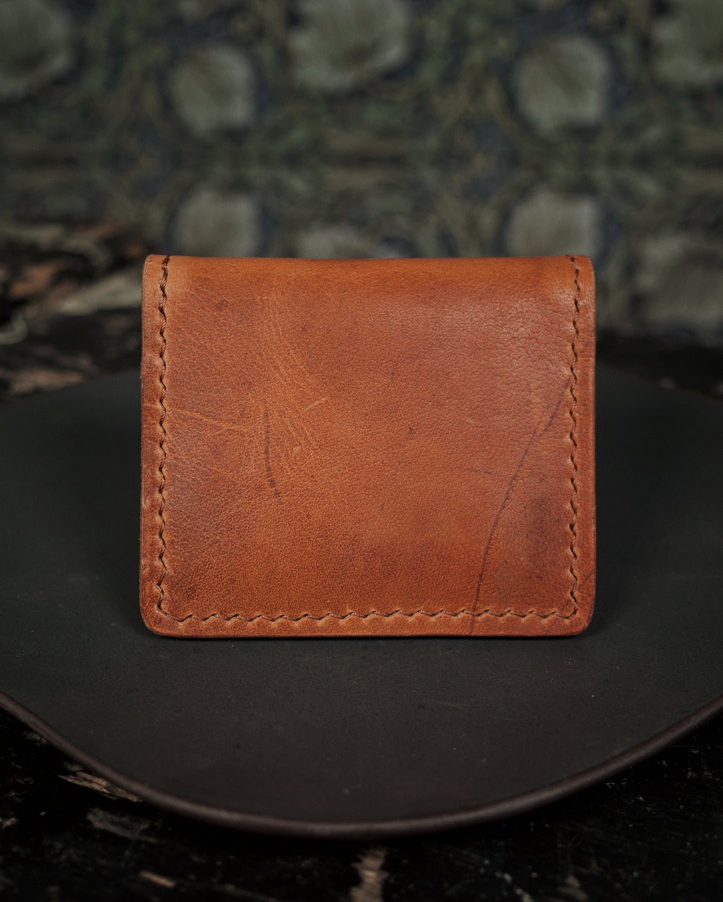 HoMa Wallet – English Tan Compact Men’s Leather Bifold (Horween Derby)