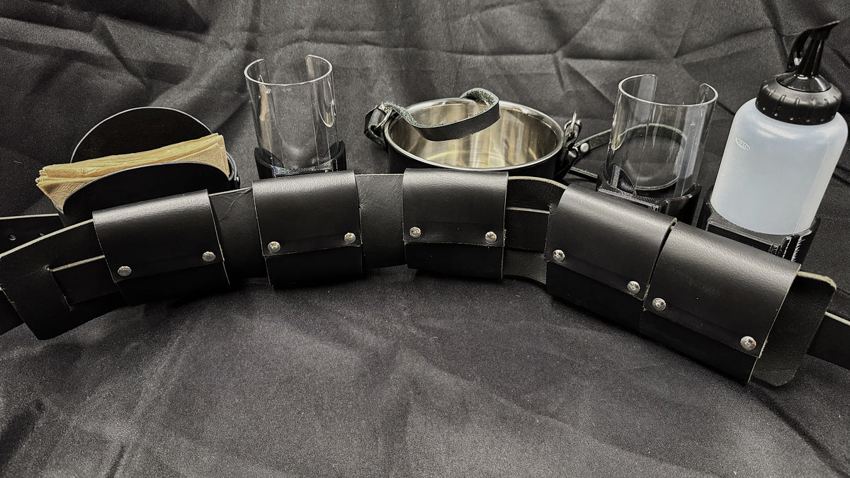 Caviar Service Belt – Handmade Leather Hospitality Belt