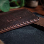 Load image into Gallery viewer, Dark brown Beaubien wallet
