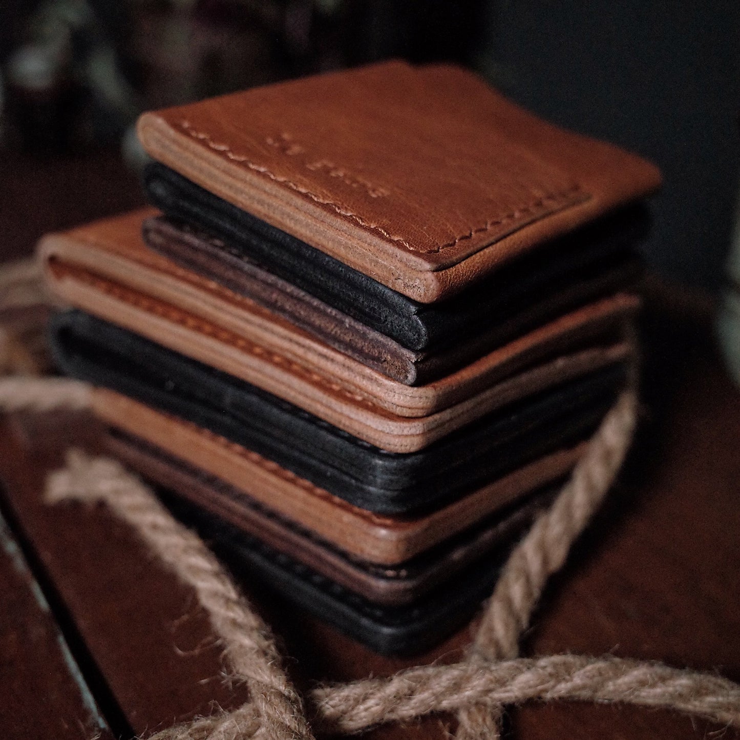 High-quality saddle tan leather wallet designed for durability and function

