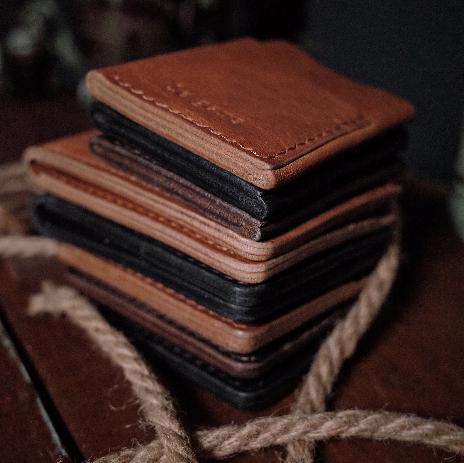 High-quality saddle tan leather wallet designed for durability and function
