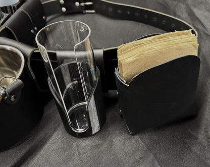 Caviar Service Belt – Handmade Leather Hospitality Belt