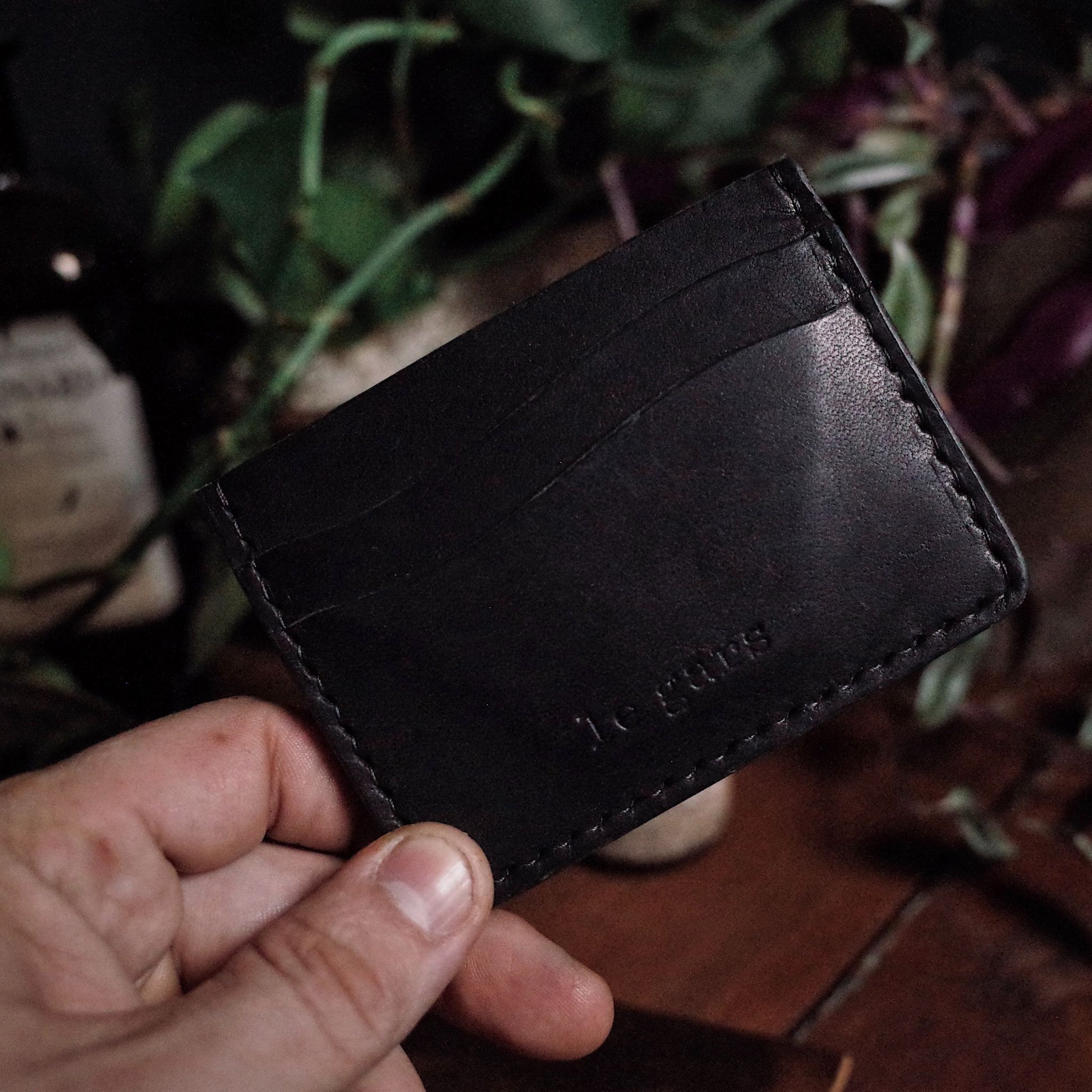 Genuine black leather wallet designed for style and function