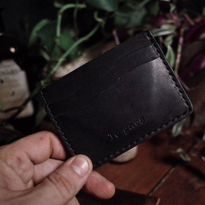 Genuine black leather wallet designed for style and function